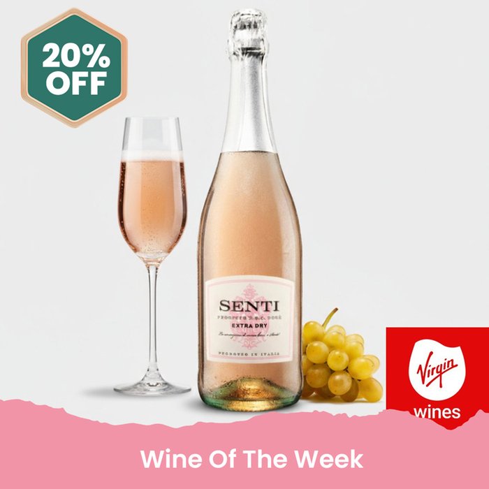 Virgin Wines Senti Prosecco Rosé Extra Dry 75cl
