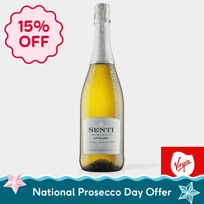Virgin Wines Senti Prosecco Extra Dry 75cl