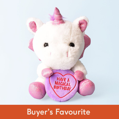 Swizzels Love Hearts 16cm Magical Birthday Unicorn