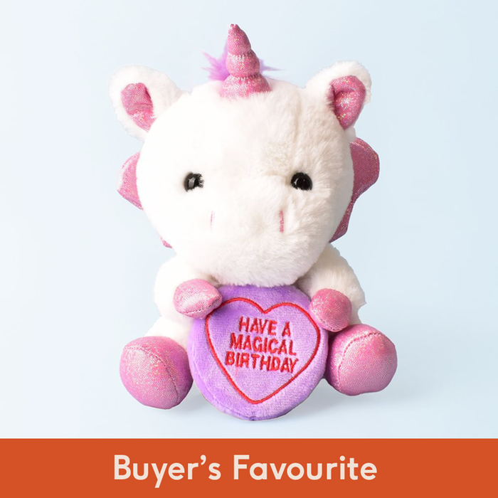 Swizzels Love Hearts 16cm Magical Birthday Unicorn