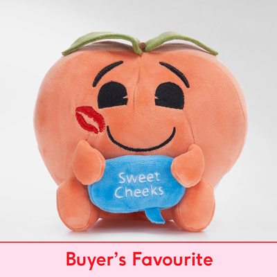 Sweet Cheeks 15cm Peach Emoji 