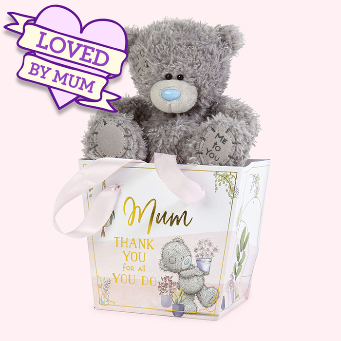 Tatty Teddy Thank You Mum Soft Toy with Gift Bag