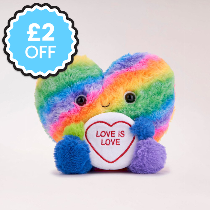 Swizzels Love Hearts 18cm Rainbow Love is Love 