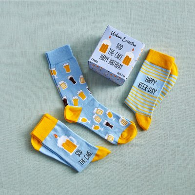 Sod The Cake Adults Birthday 3pk Socks