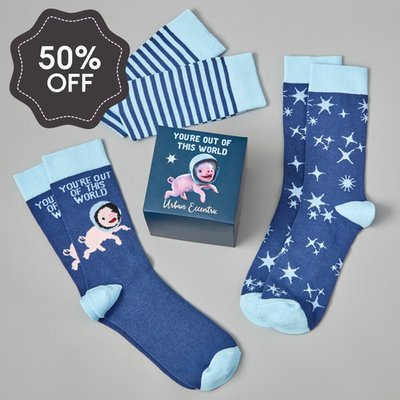 Out Of This World 3pk Socks