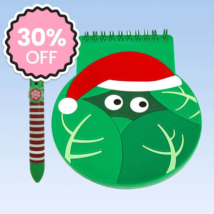 Christmas Sprout Jotter & Pen Bundle