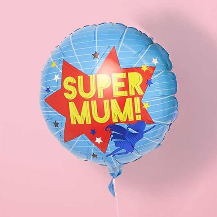 Super Mum - 18'' round Balloon 