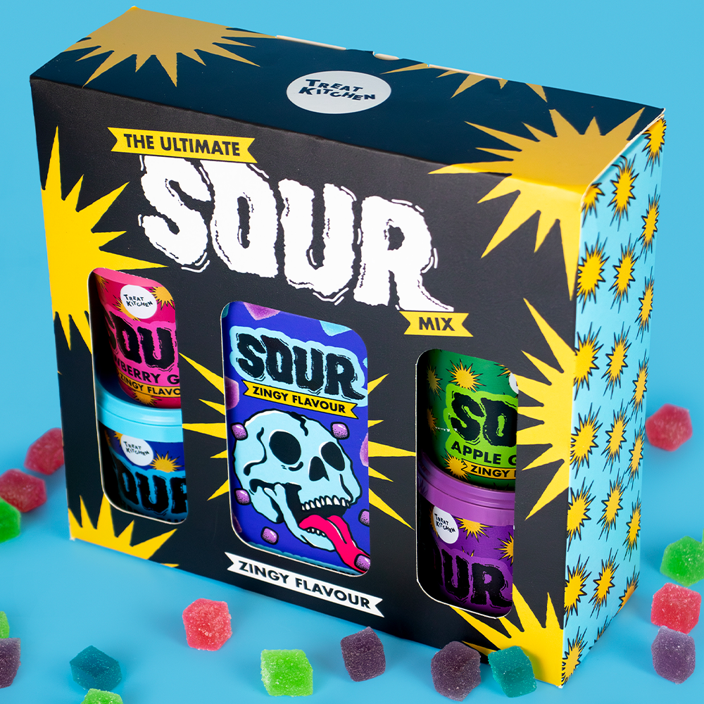 Moonpig Treat Kitchen's Sour Sweets Gift Pack