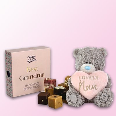 Lovely Nan Tatty & Best Grandma Fudge Gift Set