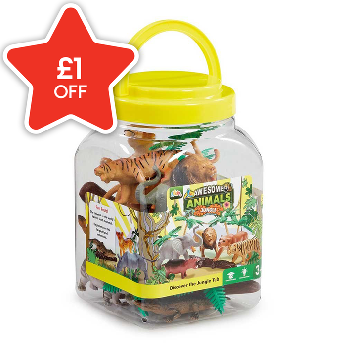 Awesome Animals Discover the Jungle Figure Tub