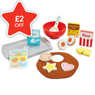 Early Learning Centre Wooden Cookie Baking Set