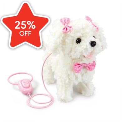 Pitter Patter Pets Walk Along Poodle Dog Electronic Pet
