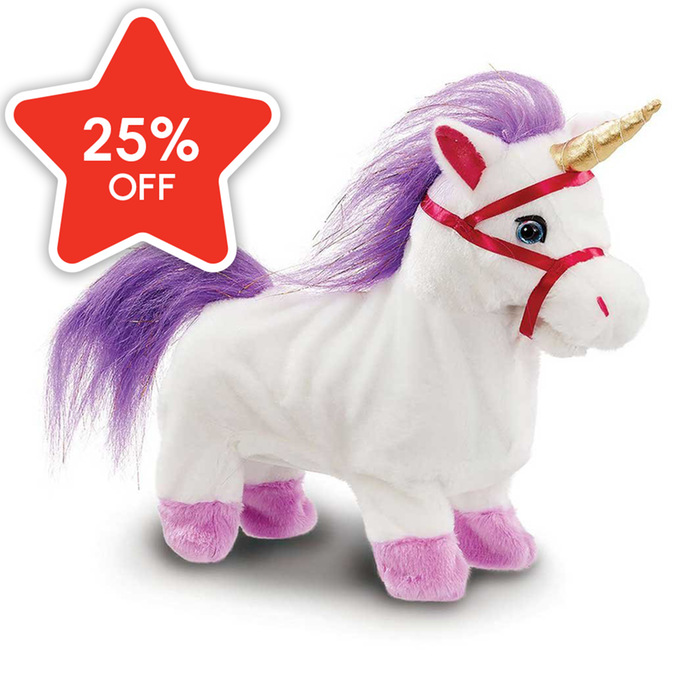 Pitter Patter Pets Walk Along Unicorn Pet