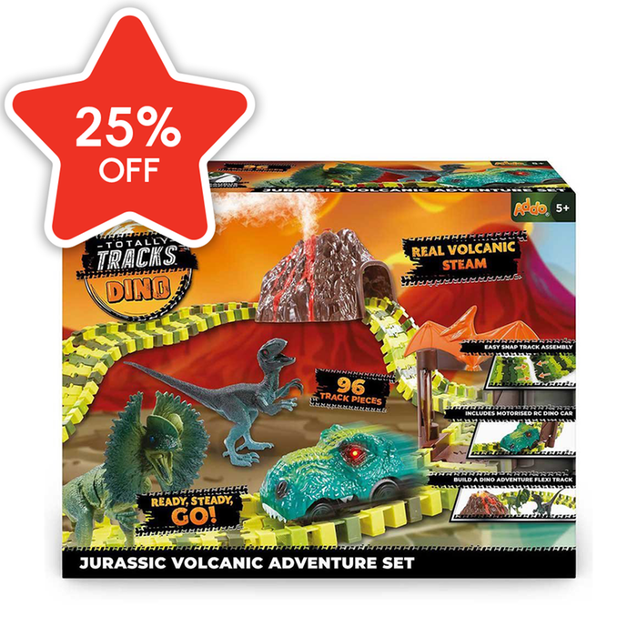 Totally Tracks Jurassic Volcanic Adventure Playset