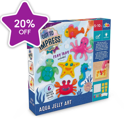Out To Impress Aqua Jelly Art Craft Set