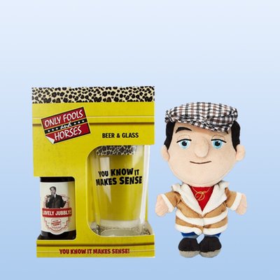 Only Fools and Horses Beer, Glass and Plush Gift Set