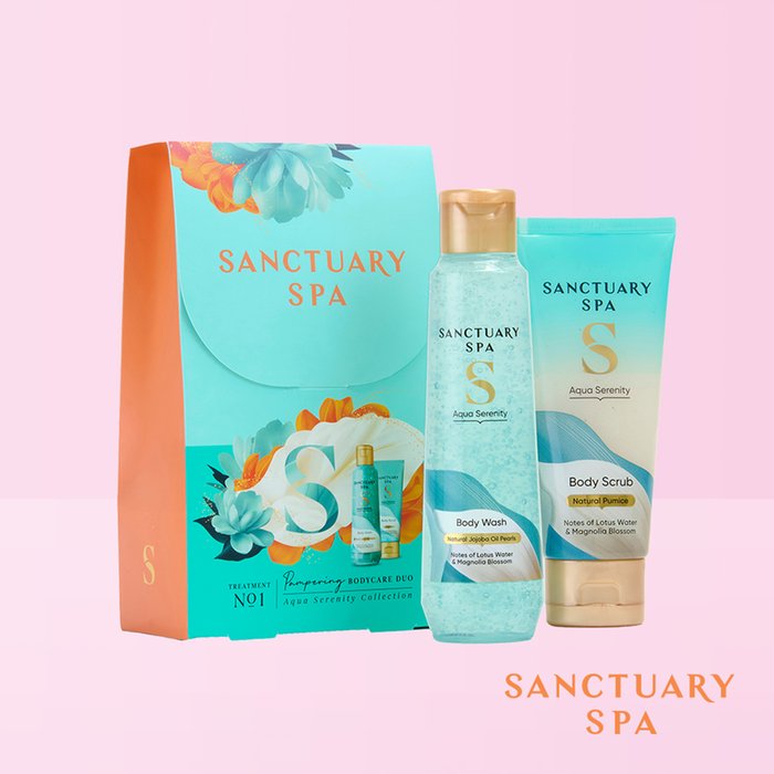 Sanctuary Spa Aqua Serene Body Care Duo