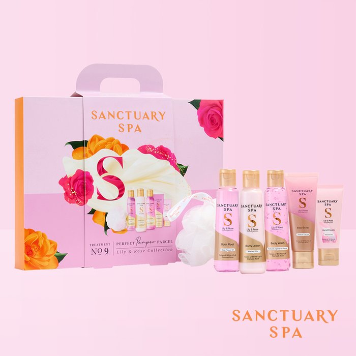 Sanctuary Spa Lily & Rose Perfect Pamper Parcel