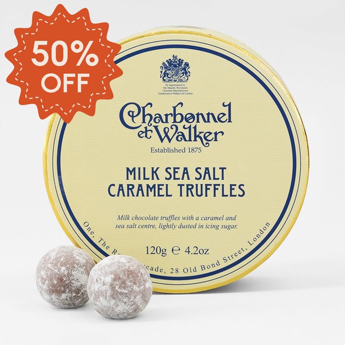 Charbonnel et Walker Milk Sea Salt Caramel Truffles (120g)