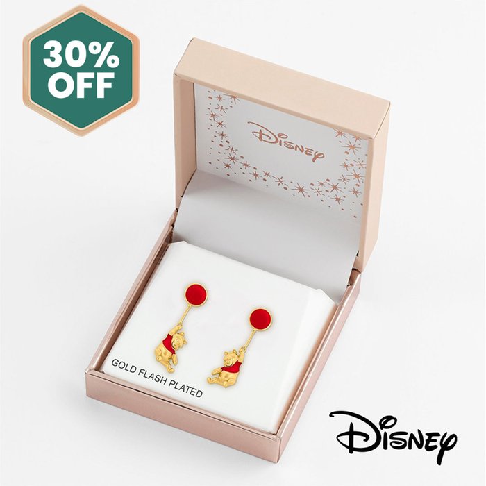 Disney Winnie The Pooh Floating Balloon Earrings