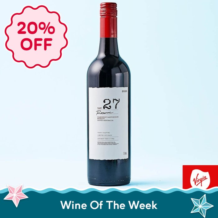 Virgin Wines Cabernet Sauvignon Merlot Vat 27 Reserve 75cl