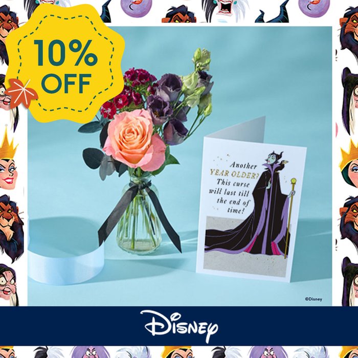 Disney’s Ultimate Villains Posy with Vase