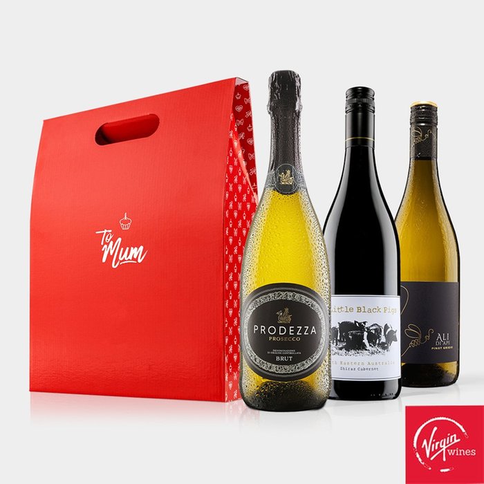 Virgin Wines To Mum Wine trio with Prosecco