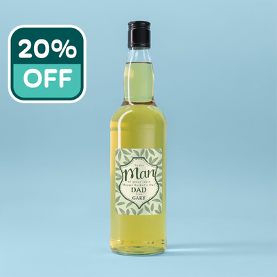 Personalised 'To The Man Of Great Taste' Dad Whisky 70cl