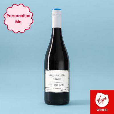 Personalised Happy Birthday Merlot 75cl 