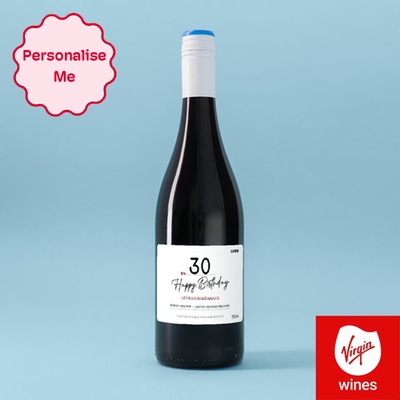 Personalised Birthday Merlot 75cl