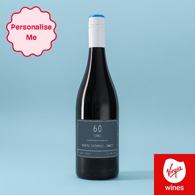 Personalised Milestone Birthday Merlot 75cl