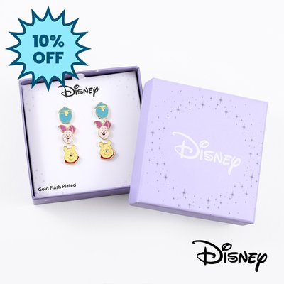 Disney Winnie The Pooh Trio Earring Set