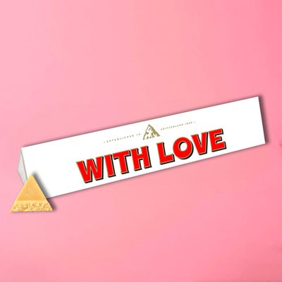  With Love  White Chocolate Toblerone (360g)