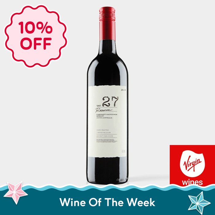 Virgin Wines Cabernet Sauvignon Merlot Vat 27 Reserve 75cl