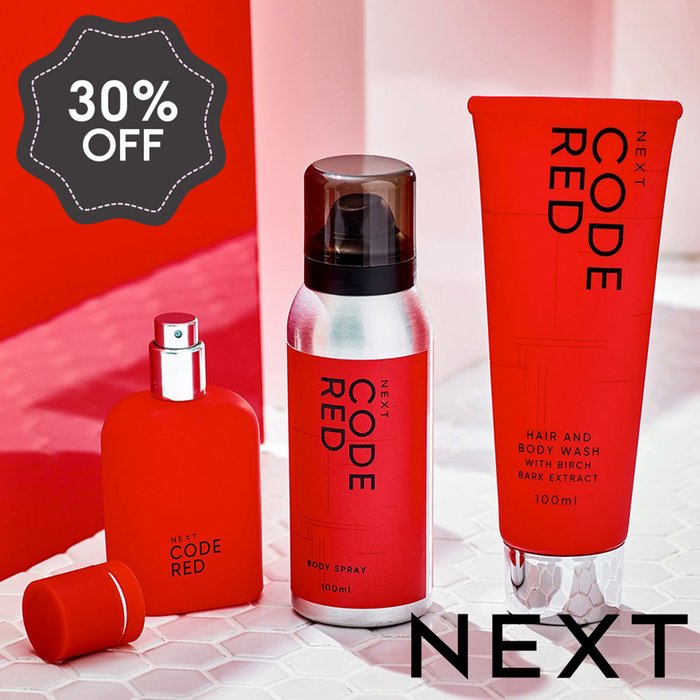 NEXT Code Red 30ml Eau De Toilette Gift Set