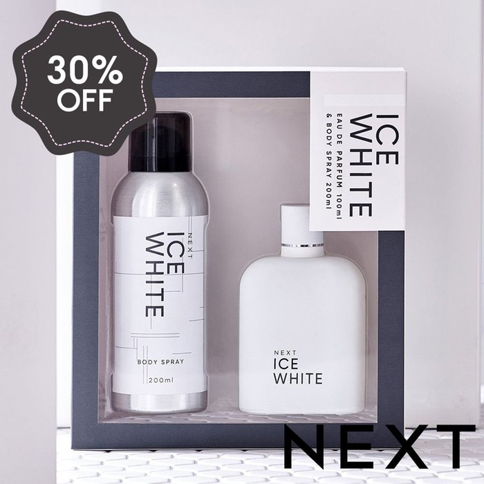 NEXT Ice White 100ml Eau De Parfum and Body Spray 200ml Gift Set