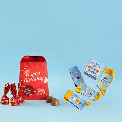 Sod The Cake socks n Chocs Gift Set