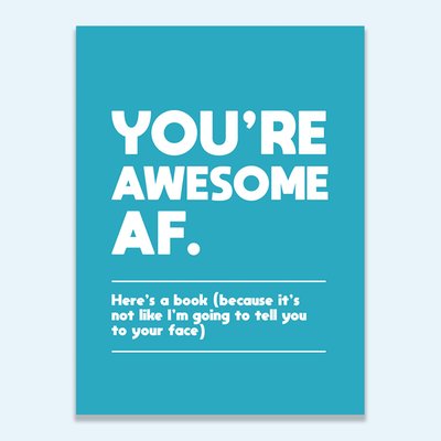 You're Awesome AF Book