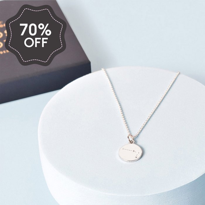 'Aries' Zodiac Silver Necklace