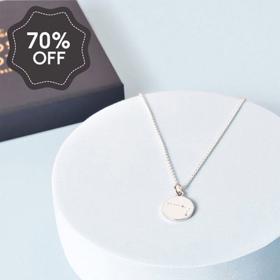 'Aries' Zodiac Silver Necklace