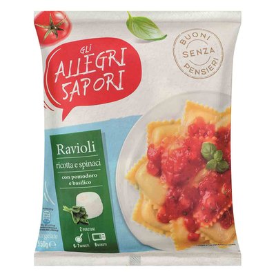 Immagine di GAS.RAVIOLI RICOTTA E SPINACI 550G