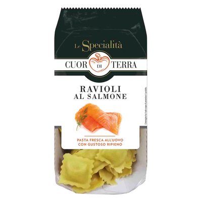 Immagine di ravioli al salmone