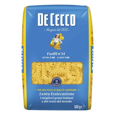 Immagine di Pasta de cecco fusilli