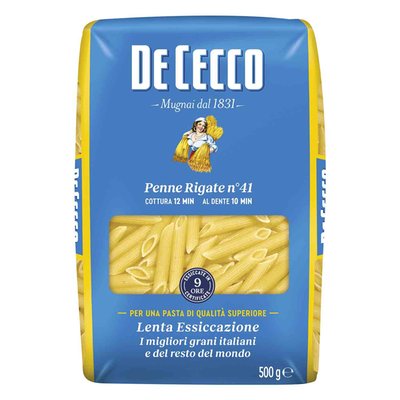 Immagine di Pasta de cecco penne rigate