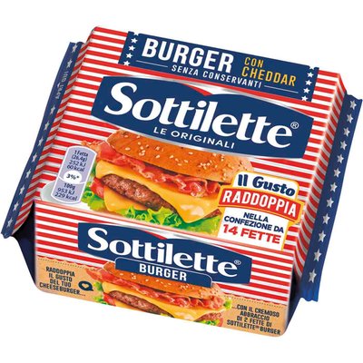Immagine di Burger con ceddar sottilette