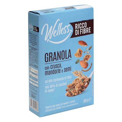 Immagine di Granola con crusca, mandorle, semi