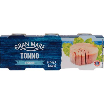 Immagine di GM TONNO NATURALE 3 PZ  240G