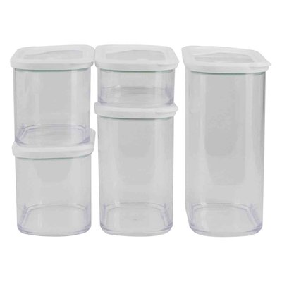 Immagine di 5 barattoli impilabili