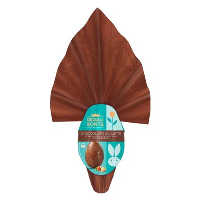 Immagine di Uovo di cioccolato al latte con granella di nocciola