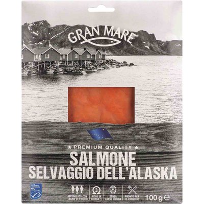 Immagine di Salmone selvaggio dell"Alaska